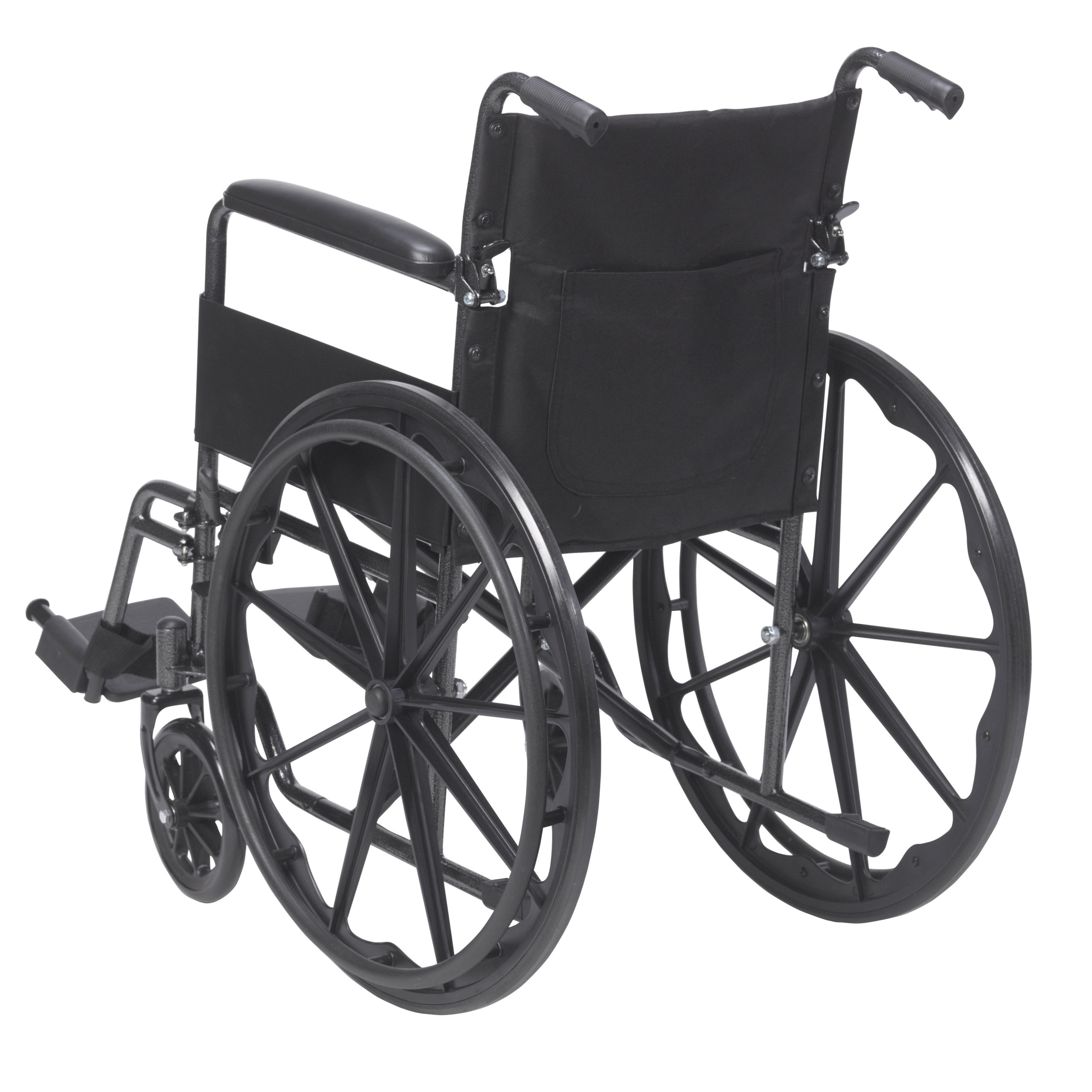 Drive Medical Silver Sport 1 Wheelchair with Full Arms and Swing away