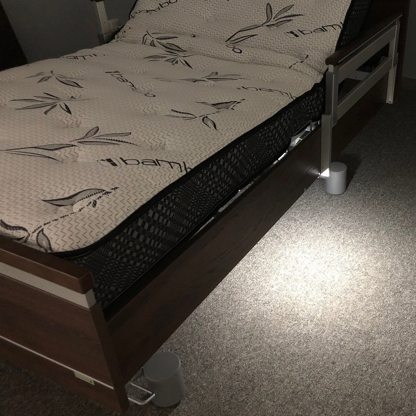 SonderCare Aura 48" Wide Full Electric Hi-Lo Hospital Bed Set - Image 2