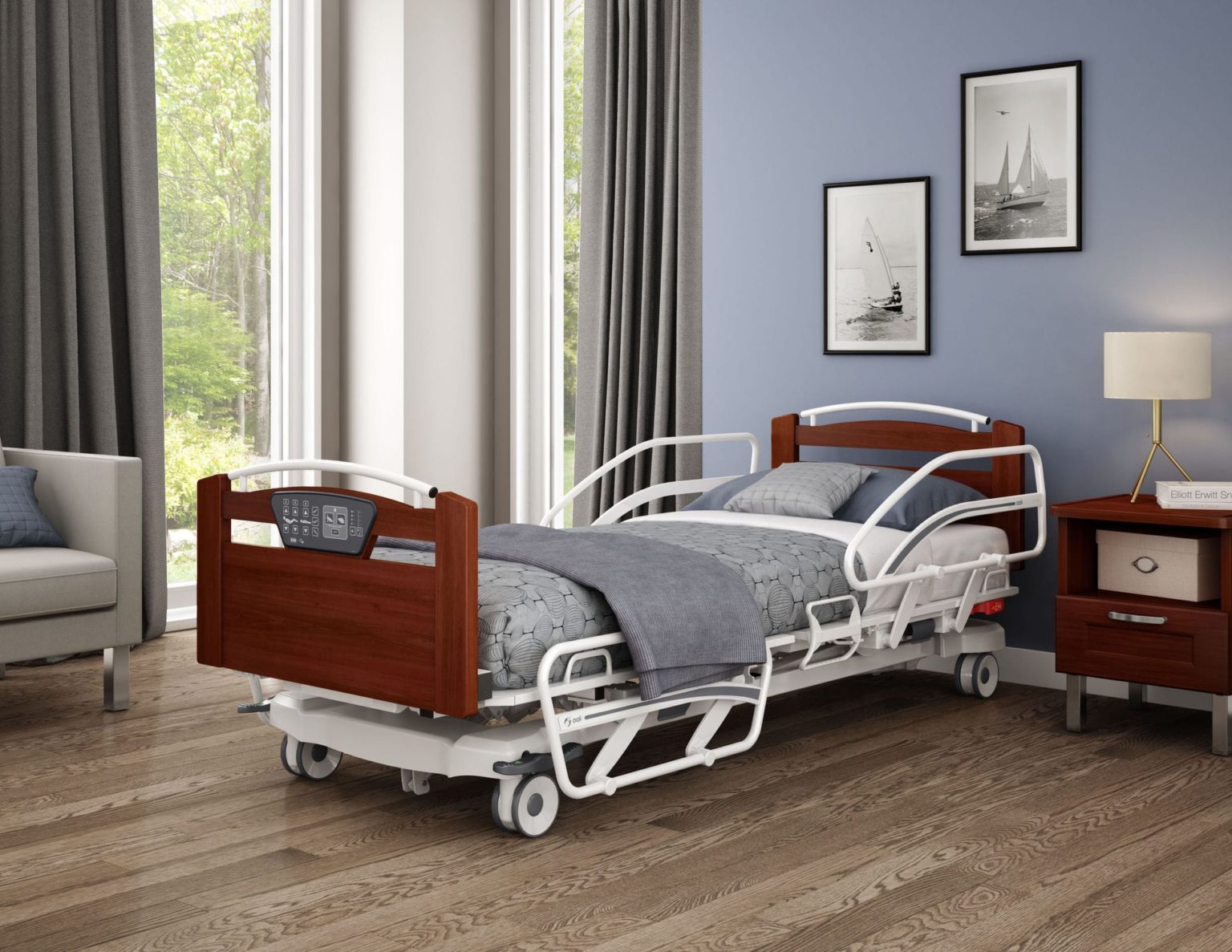 Living Room Hospital Bed At Home