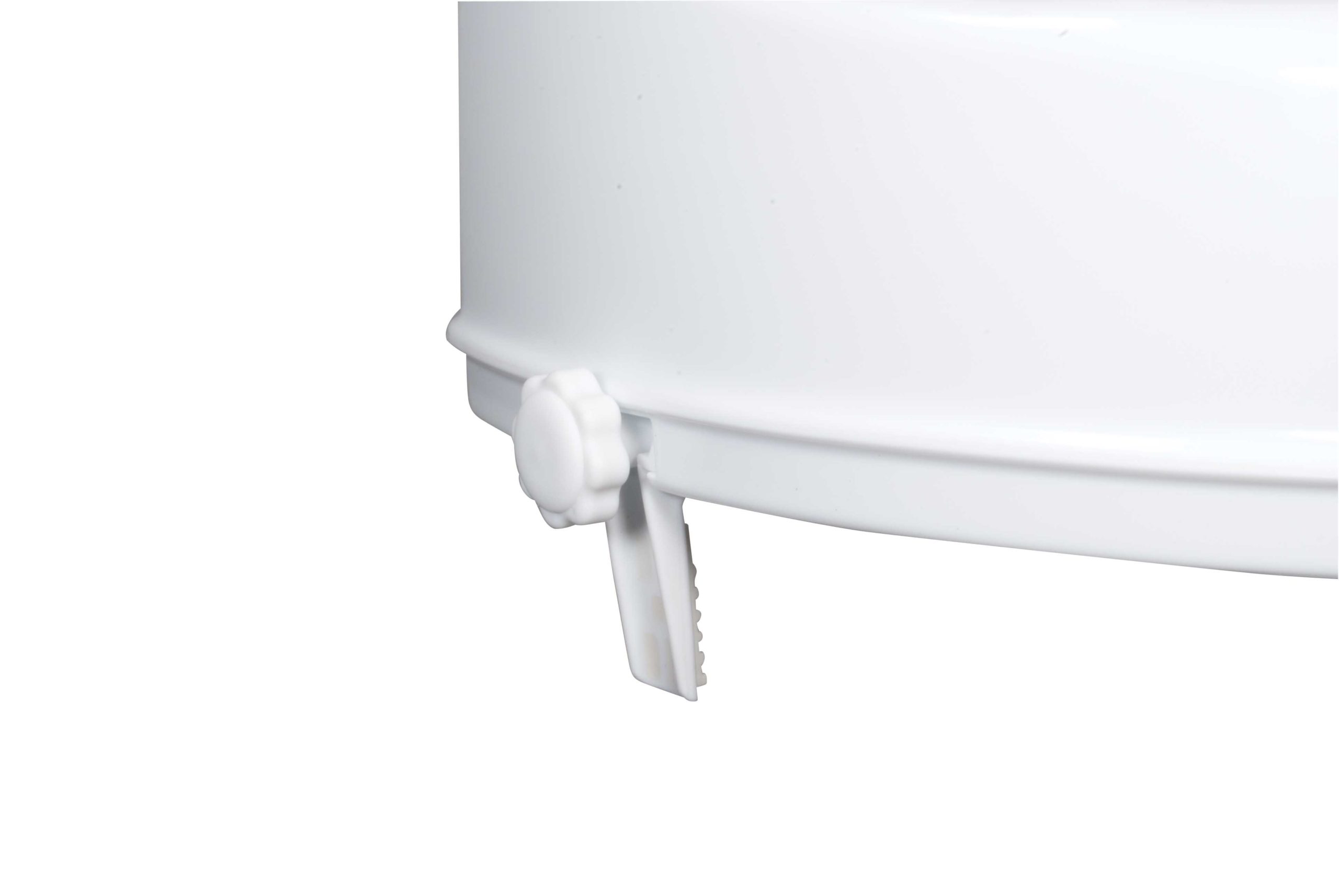 Drive Medical Raised Toilet Seat with Lock and Lid - Standard Seat - 4" - Image 3