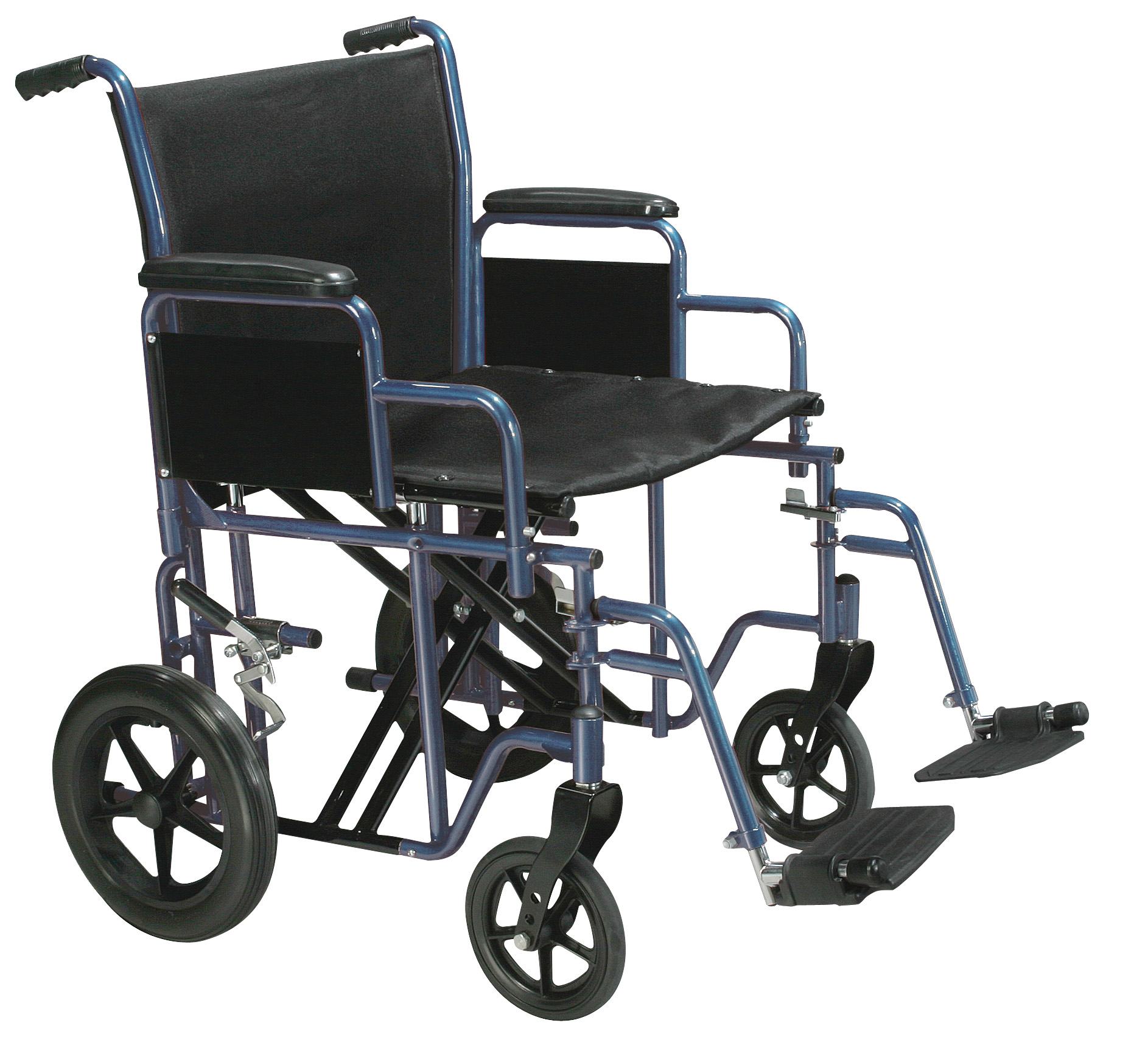 Drive Medical Bariatric Heavy Duty Transport Wheelchair with Swing Away Footrest - Image 3