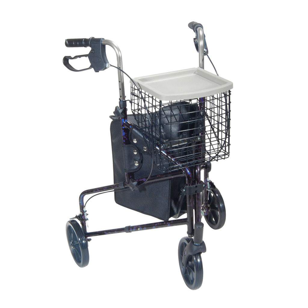 Drive Medical Deluxe 3 Wheel Aluminum Rollator