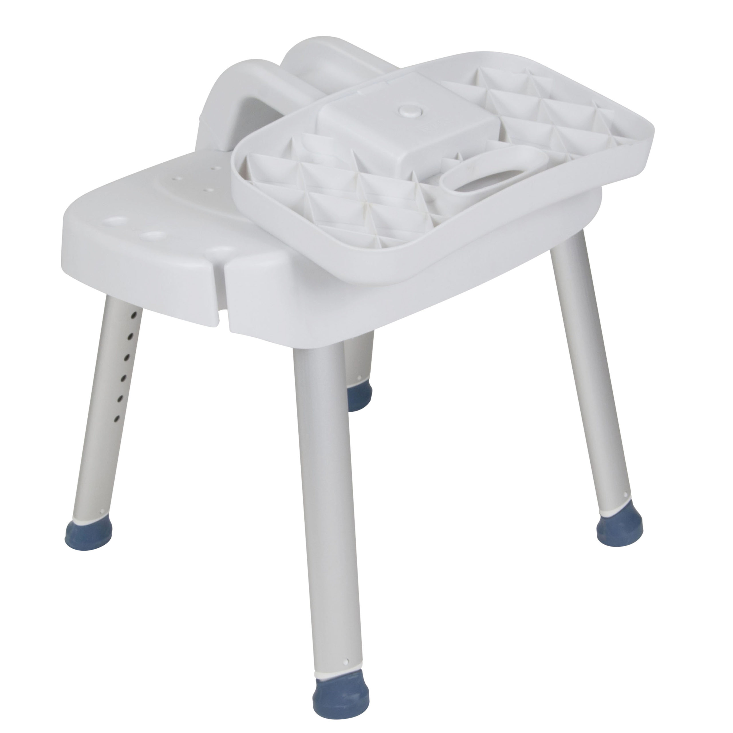 Drive Medical Bathroom Safety Shower Chair with Folding Back - Image 2