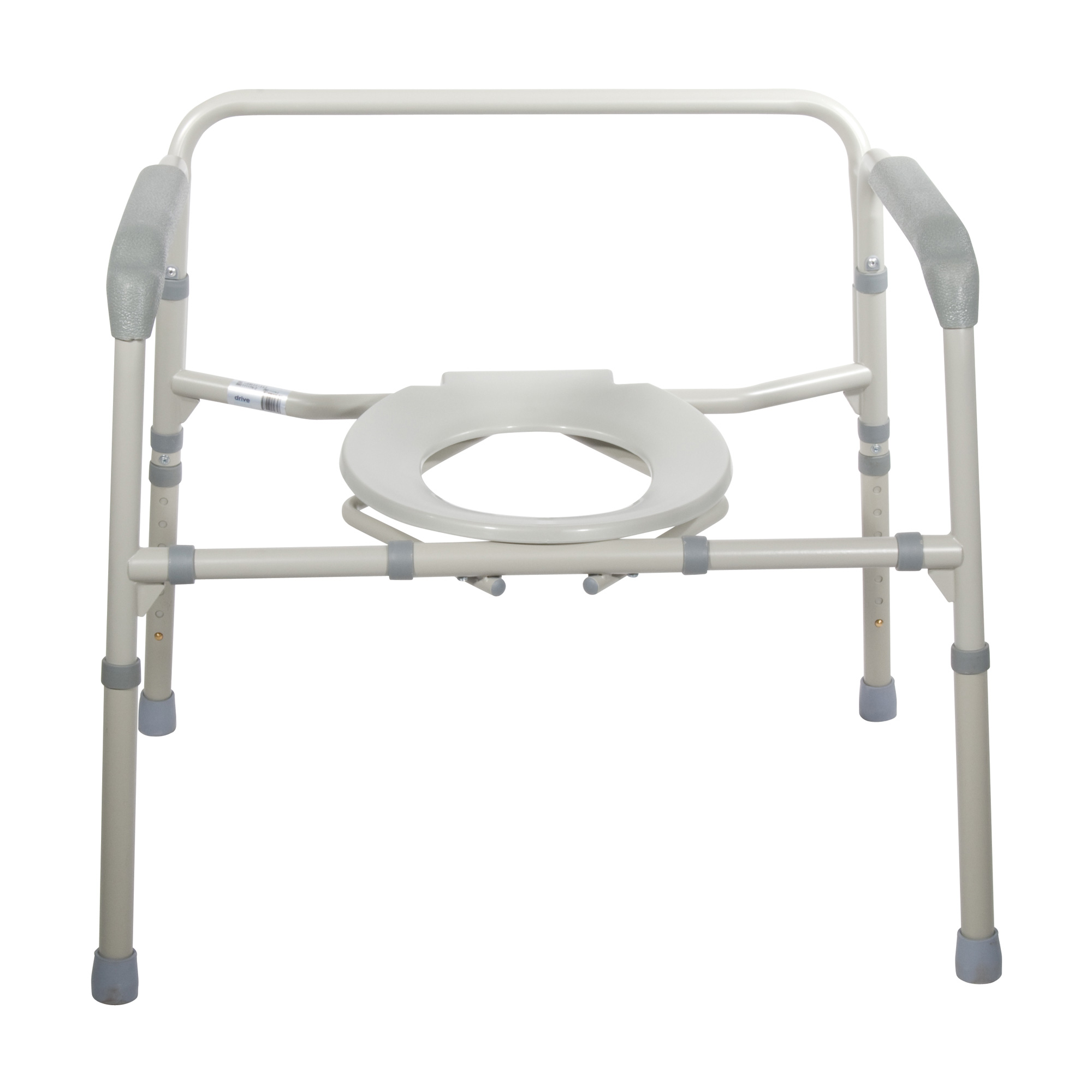 Drive Medical Heavy Duty Bariatric Folding Bedside Commode Chair - Image 3