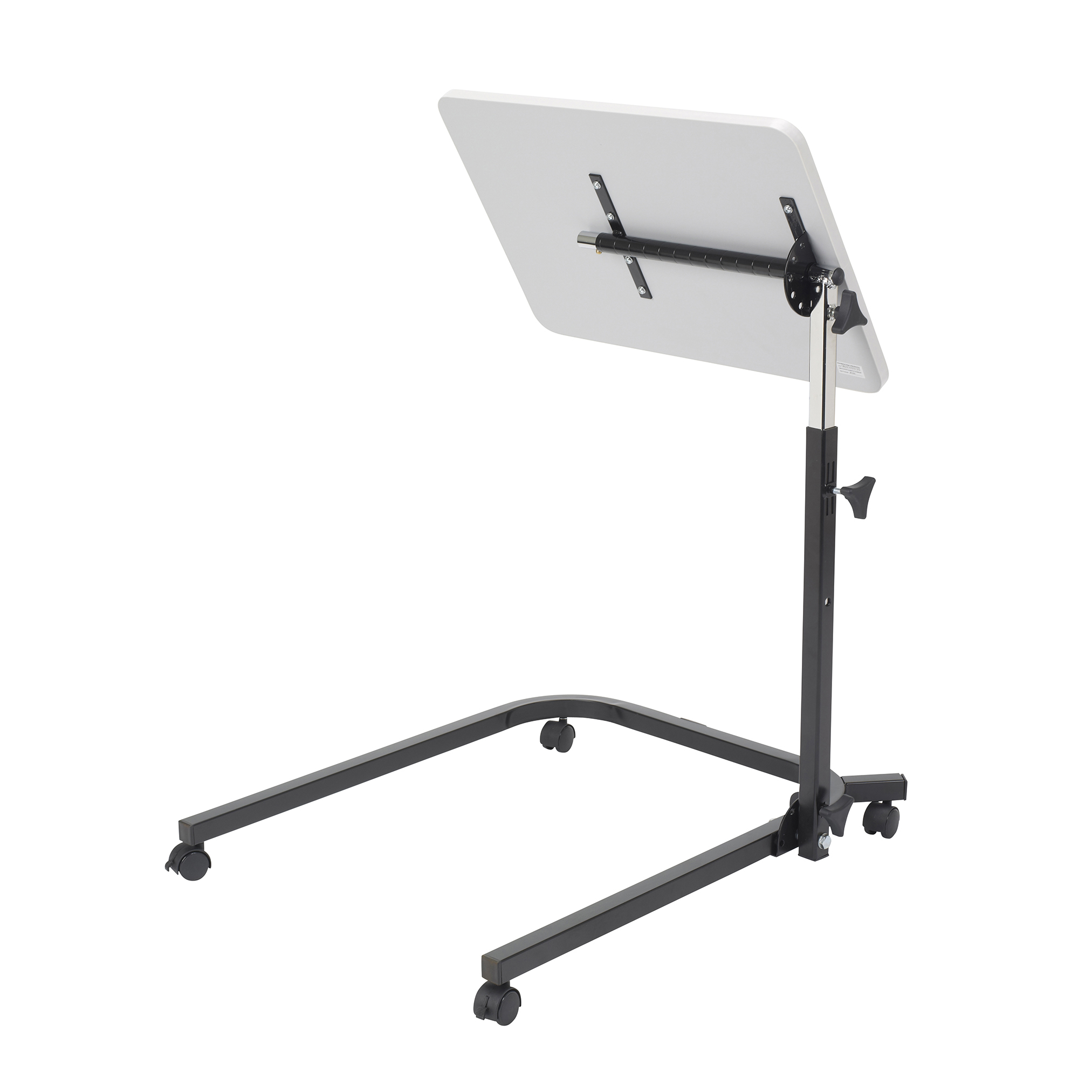 Drive Medical Pivot and Tilt Adjustable Overbed Table - Image 4