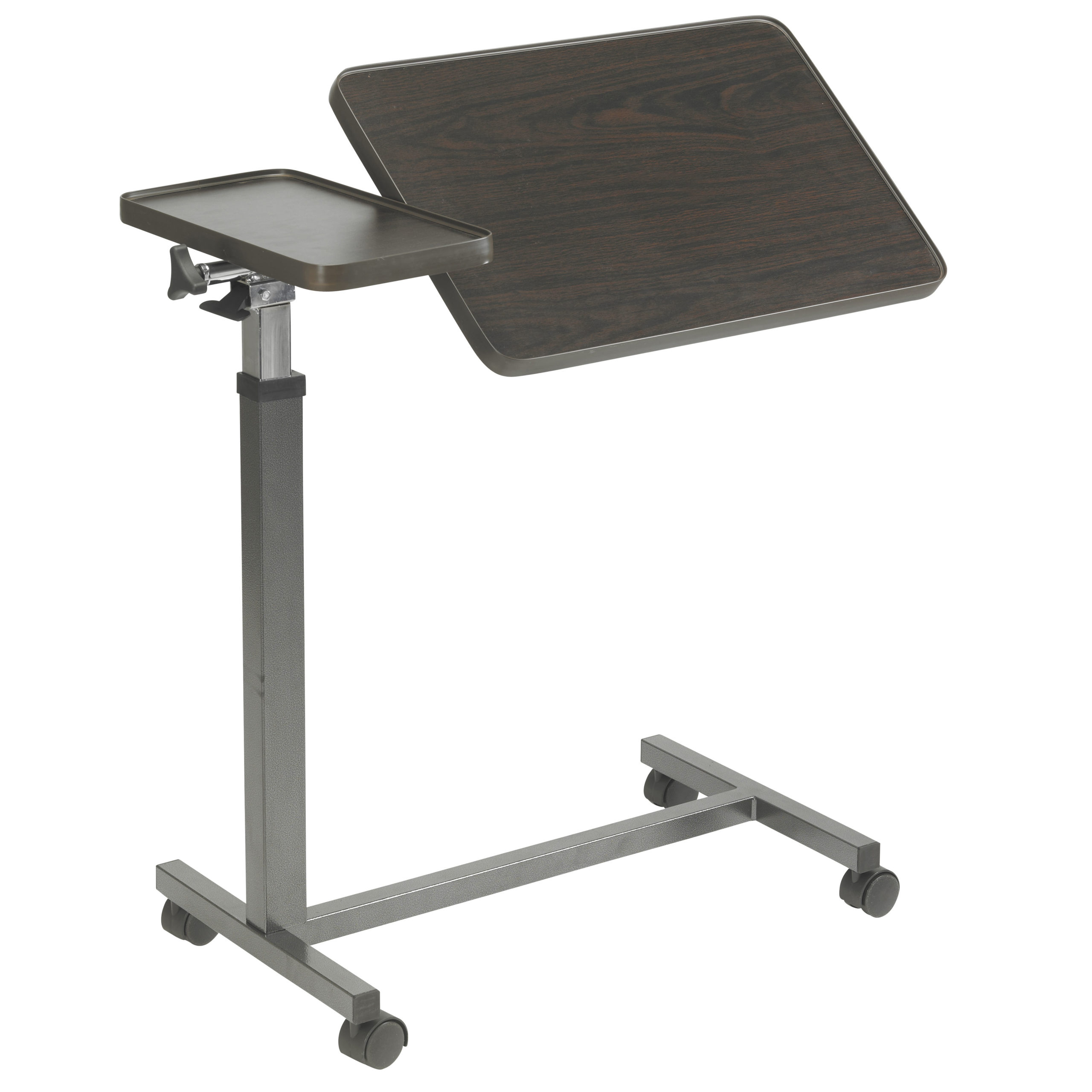 Drive Medical Tilt-Top Split Overbed Table - Image 2