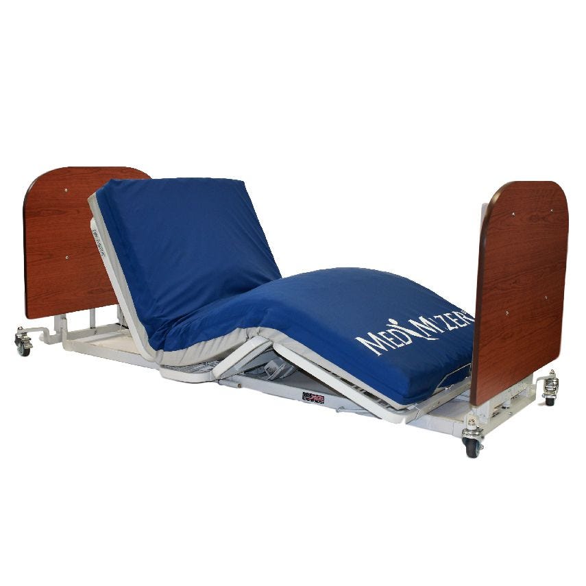 Med-Mizer Hi-Lo AllCare Low Hospital Bed Set - Image 2