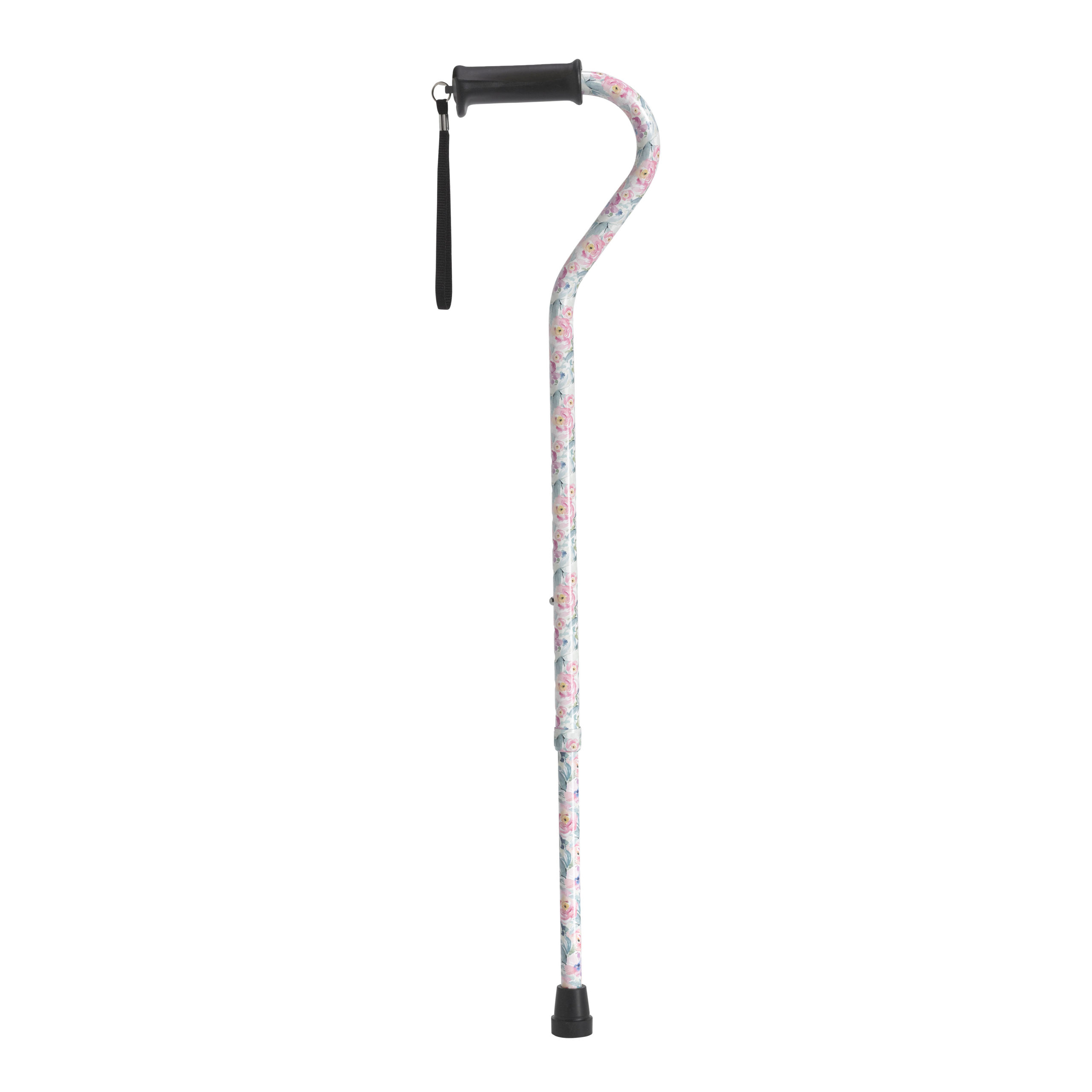 Drive Medical Adjustable Height Offset Handle Cane with Gel Hand Grip - Image 6