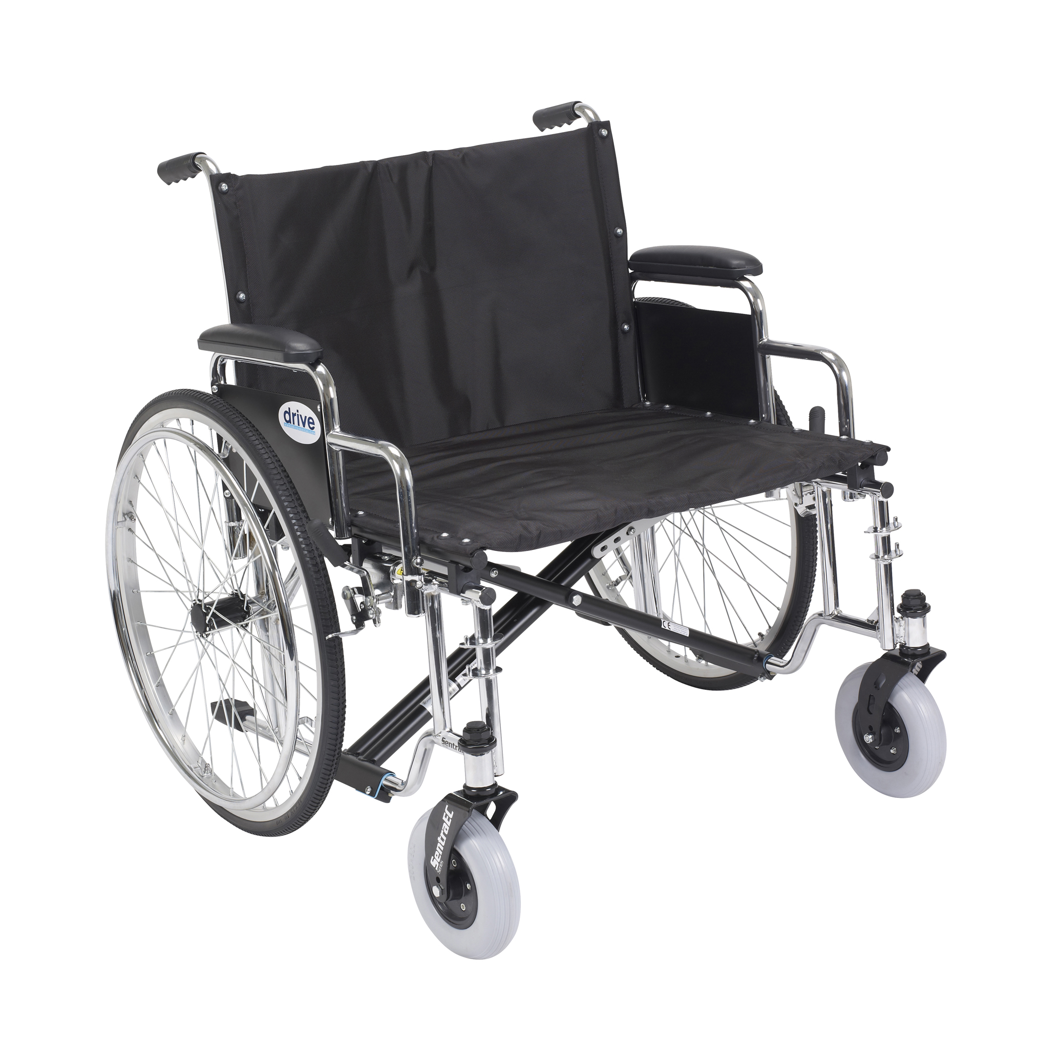 Drive Medical Sentra EC Heavy Duty Extra-Extra Wide Wheelchair - Image 6