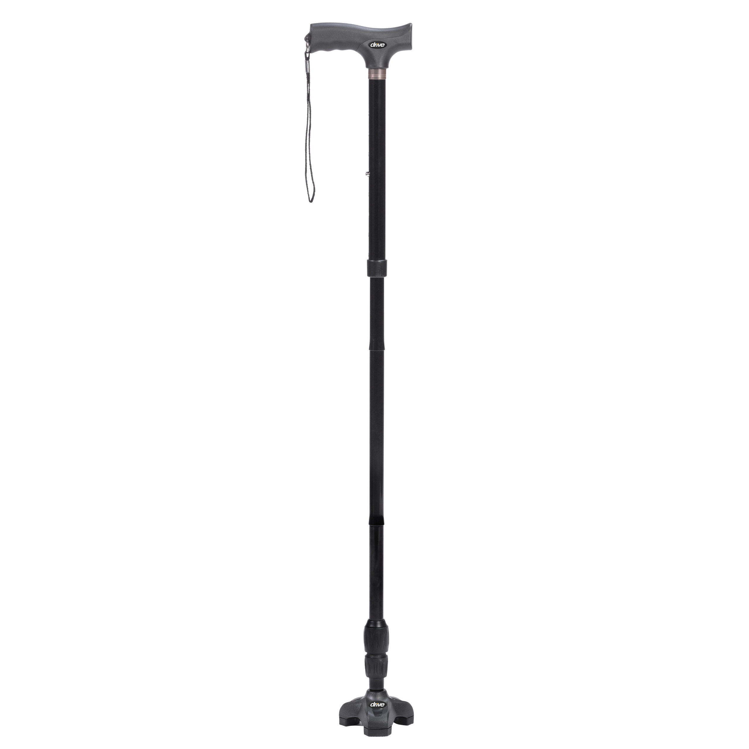 Drive Medical Flex N Go Adjustable Folding Cane with T Handle