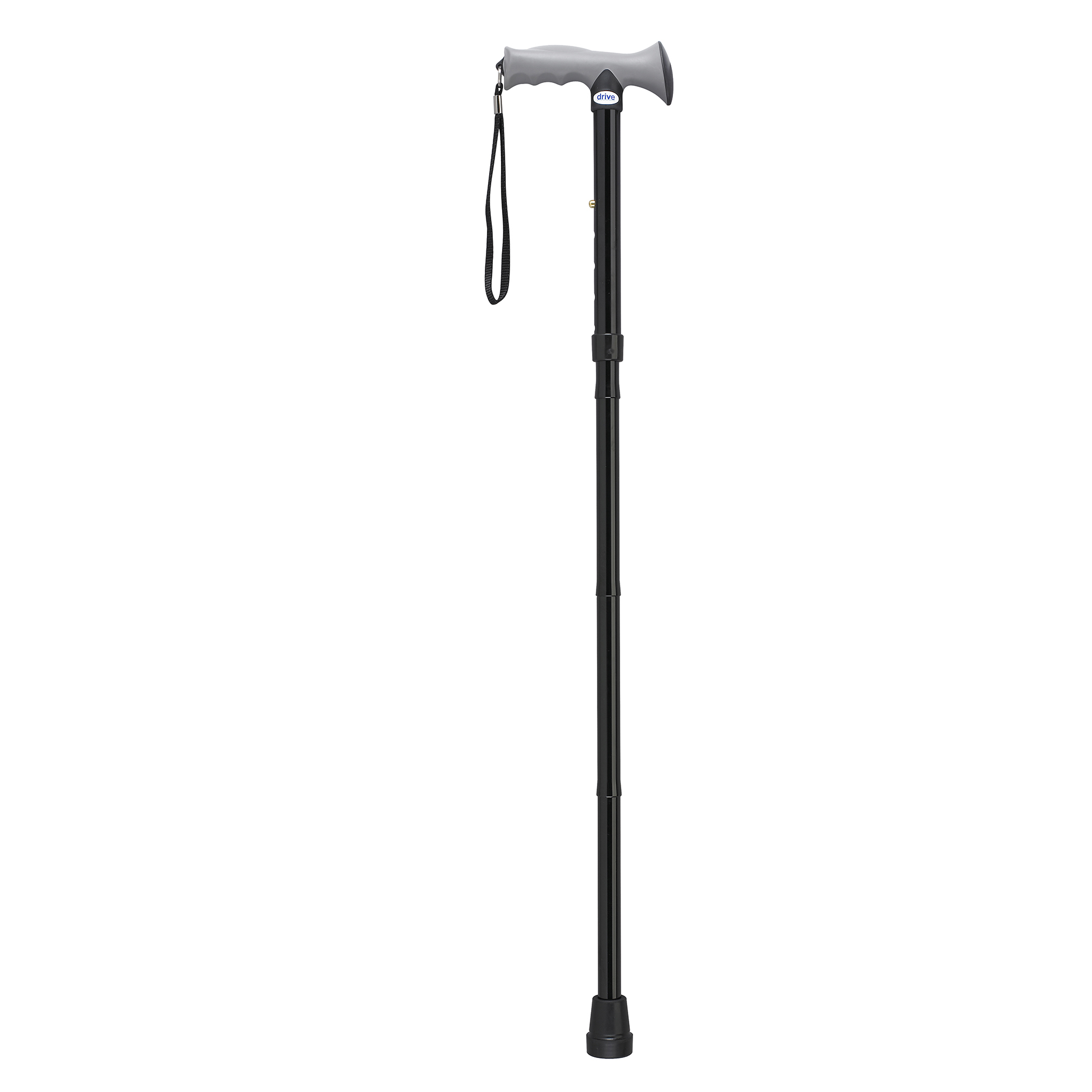 Drive Medical Adjustable Lightweight Folding Cane with Gel Hand Grip - Image 3