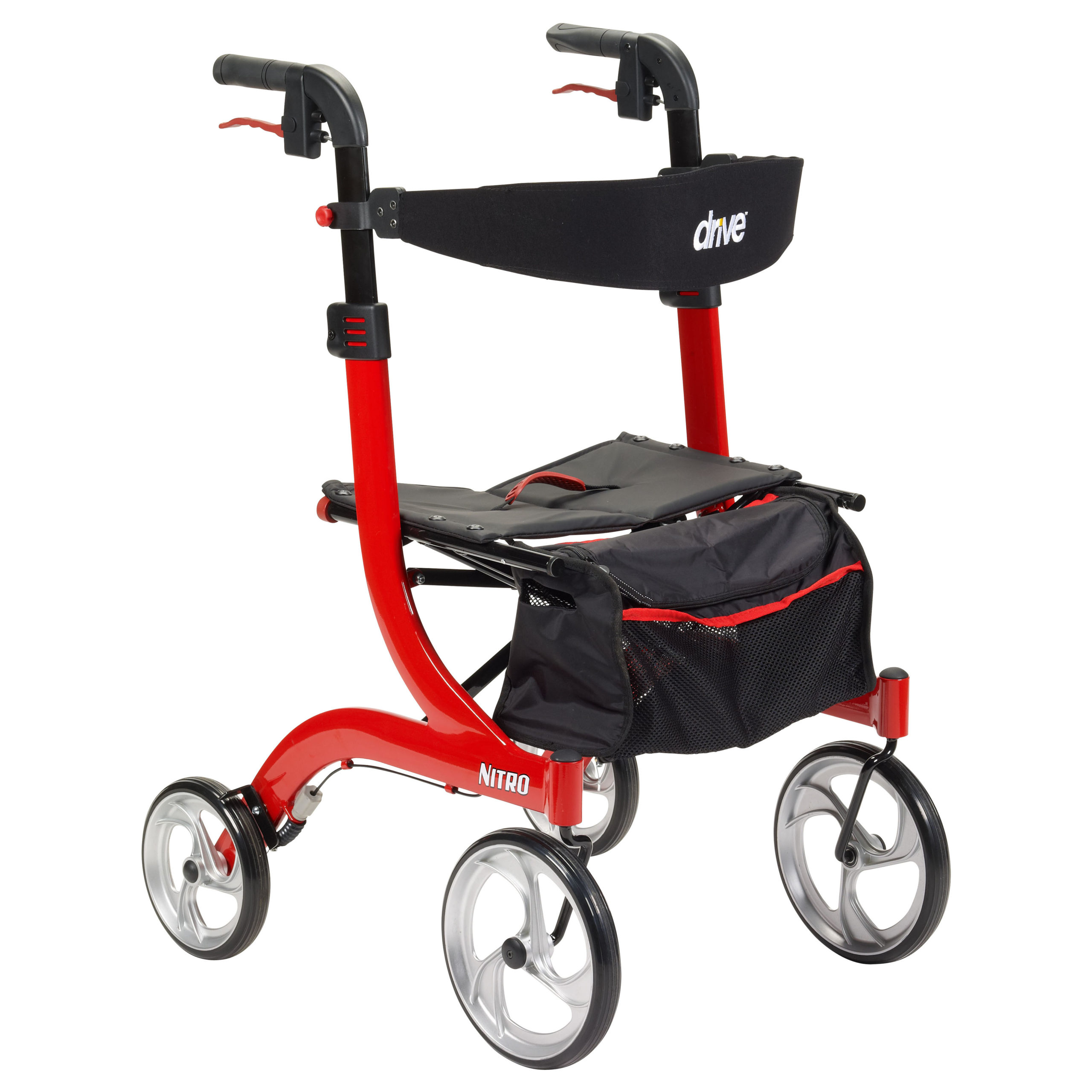 Drive Medical Nitro Aluminum Rollator Walker - Image 3