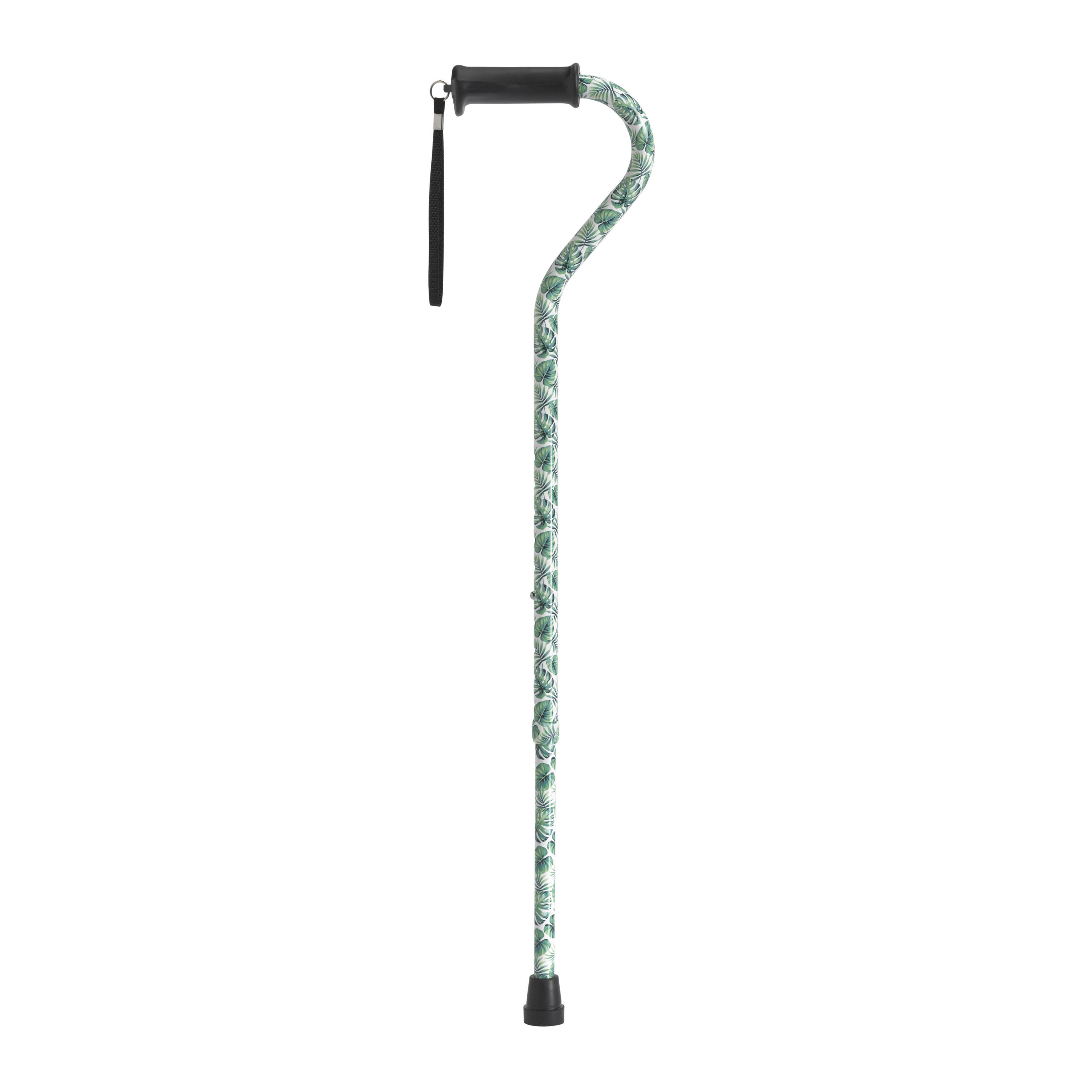 Drive Medical Adjustable Height Offset Handle Cane with Gel Hand Grip - Image 5