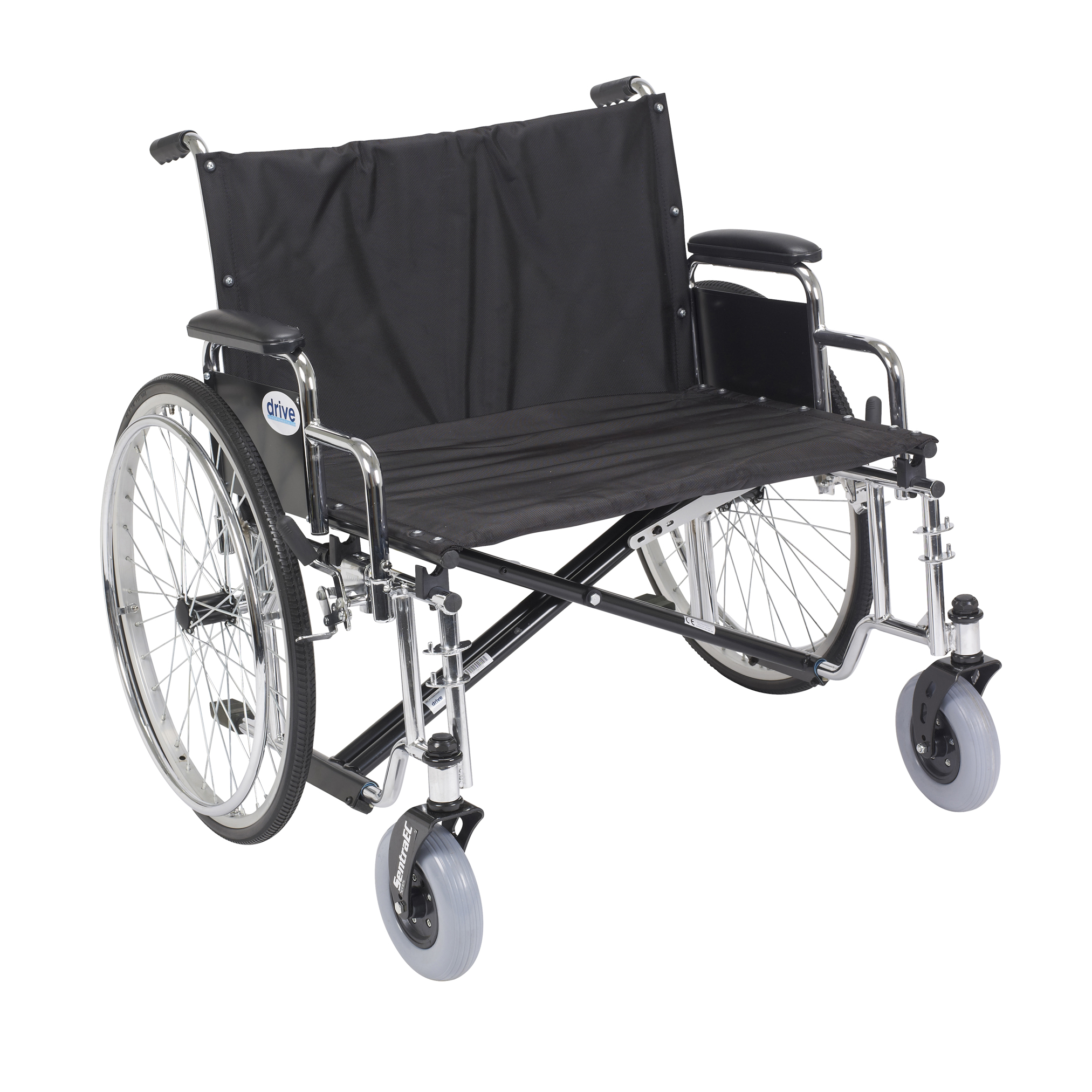 Drive Medical Sentra EC Heavy Duty Extra-Extra Wide Wheelchair - Image 5