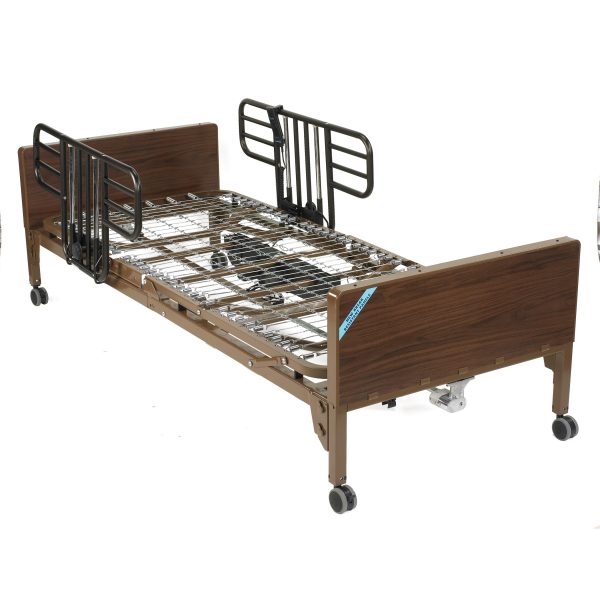 Drive Medical Delta Ultra-Light 1000 Full-Electric Bed with Half Rails