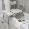 Drive medical splash defense transfer shower bench cheap with curtain guard