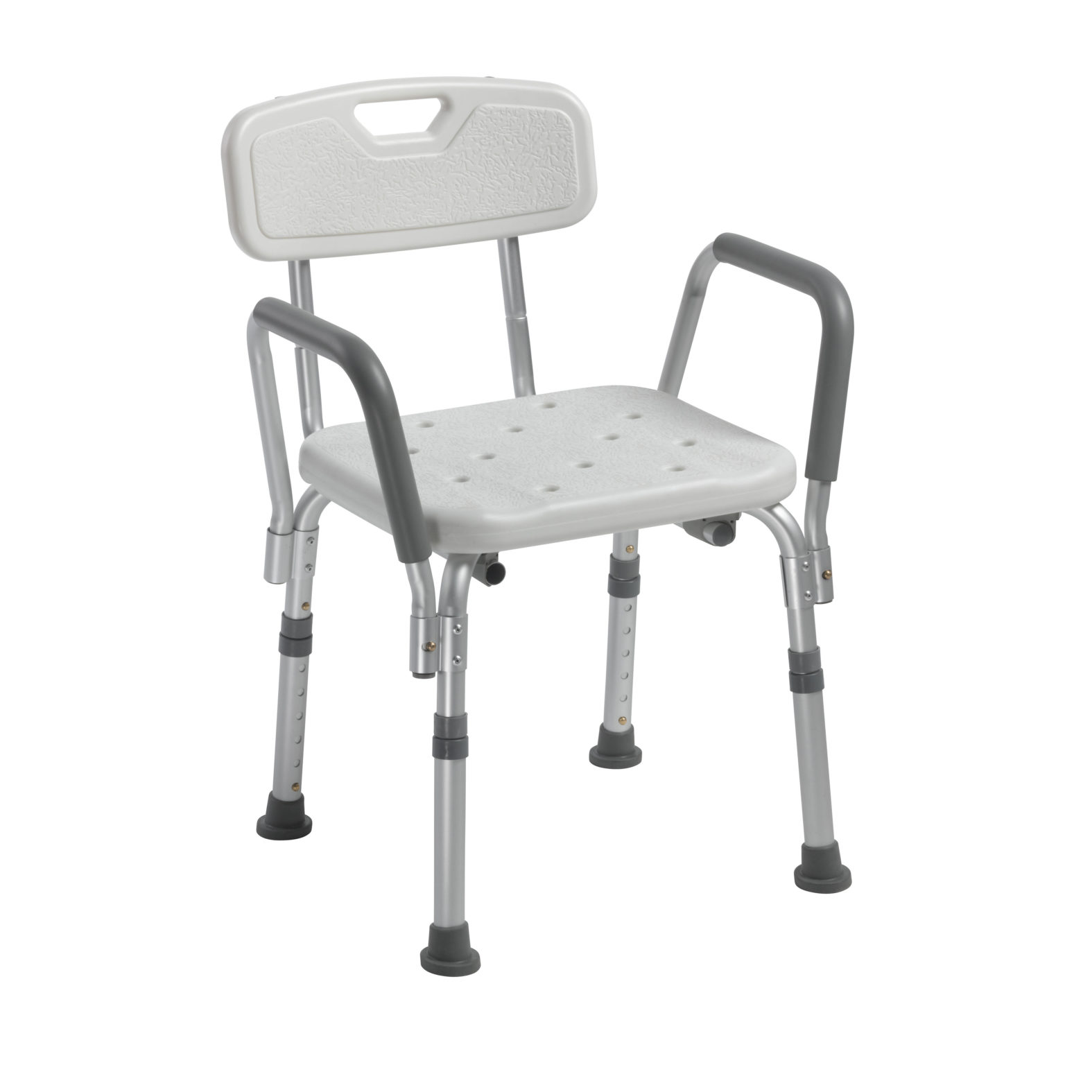 Drive medical shower chair with back and arms