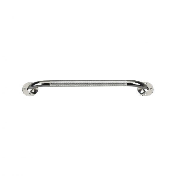 Drive Medical Chrome Knurled Grab Bar - 18" - Image 2