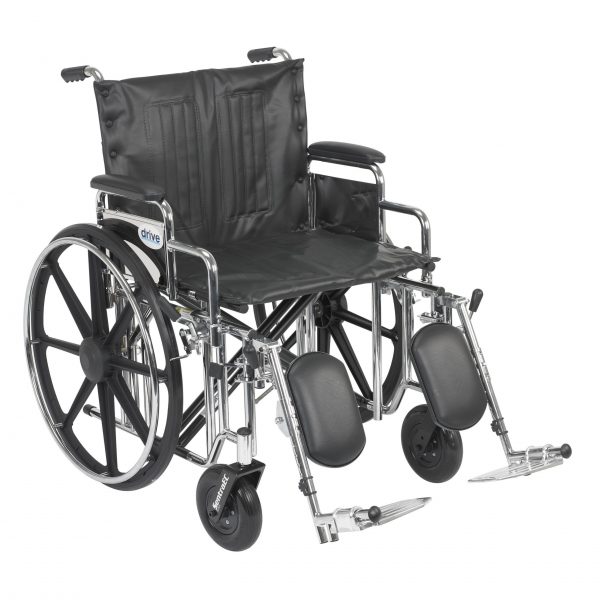 Drive Medical Sentra Extra Heavy Duty Wheelchair - Image 4