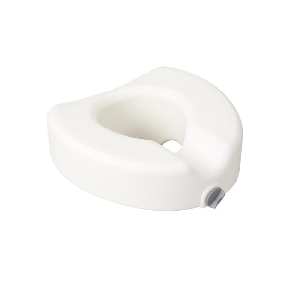 Drive Medical Premium Plastic Raised Toilet Seat with Lock - Elongated