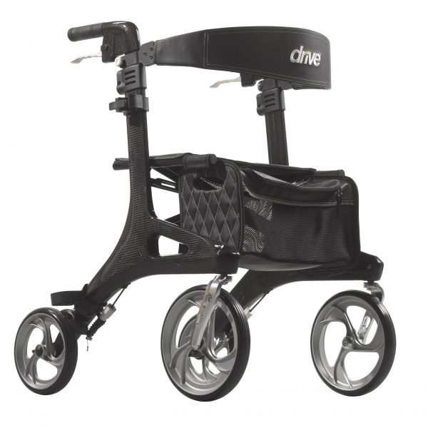 Drive Medical Nitro Elite CF Carbon Fiber Rollator Walker - Image 5