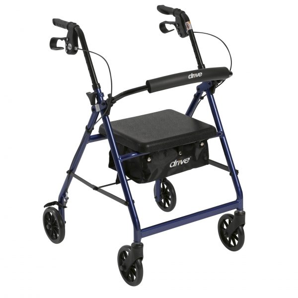 Drive Medical Aluminum Rollator Walker - Image 3