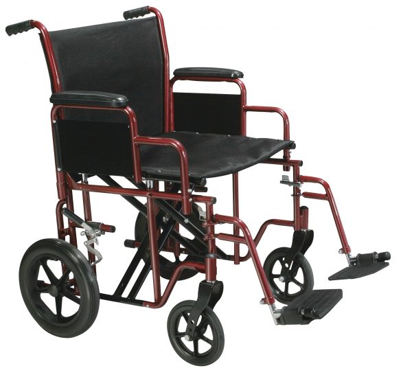 Drive Medical Bariatric Heavy Duty Transport Wheelchair with Swing Away Footrest - Image 4