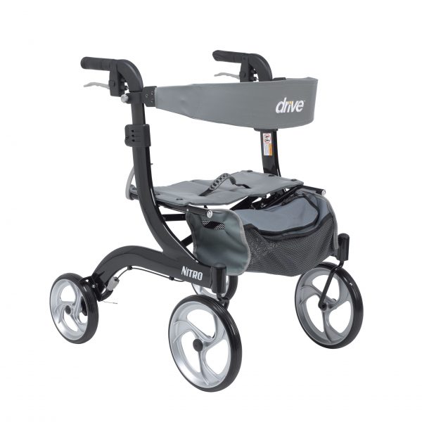 Drive Medical Hemi Height Nitro Aluminum Rollator