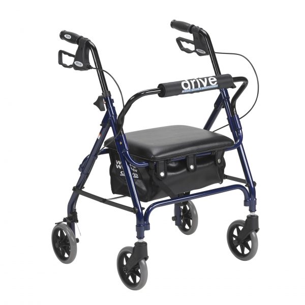 Drive Medical Aluminum Junior Rollator Walker - Image 2