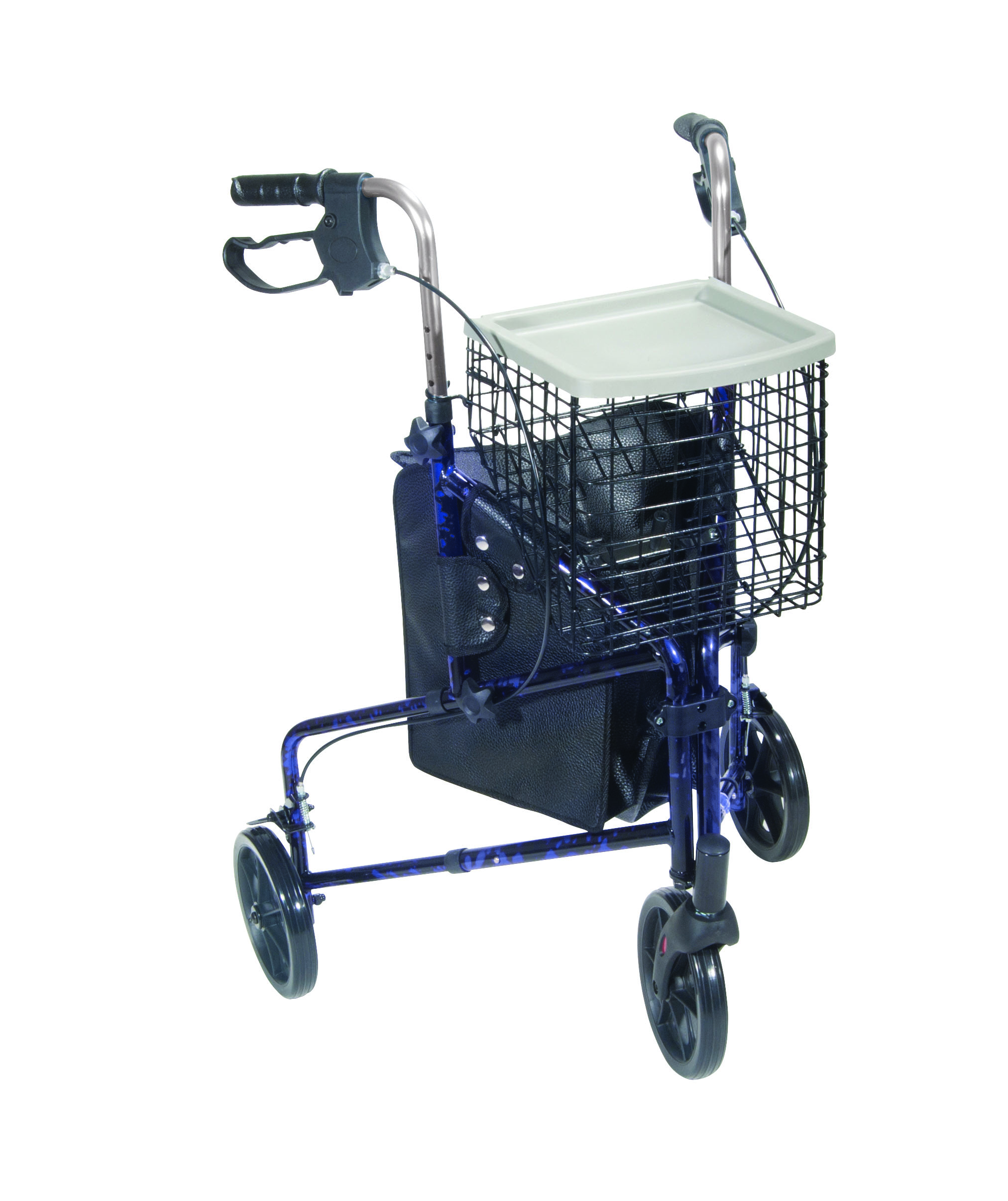 Drive Medical Deluxe 3 Wheel Aluminum Rollator Walker