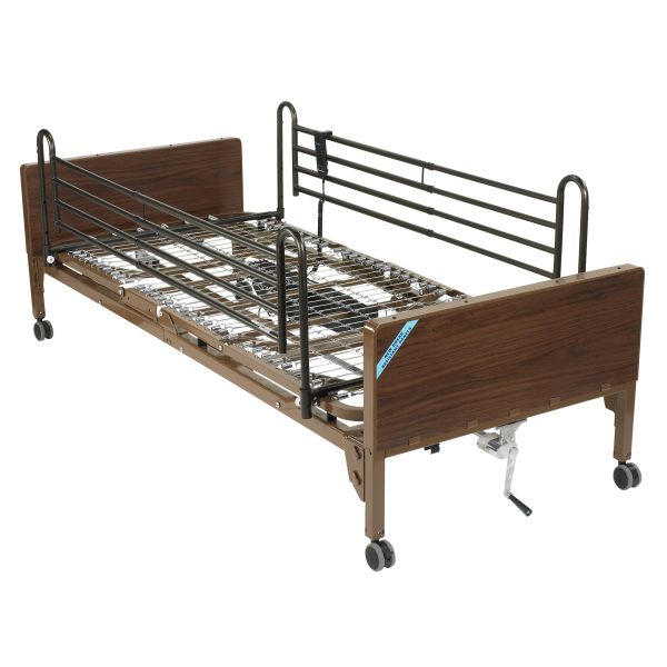 Drive Medical Delta Ultra-Light 1000 Full-Electric Bed with Full Rails