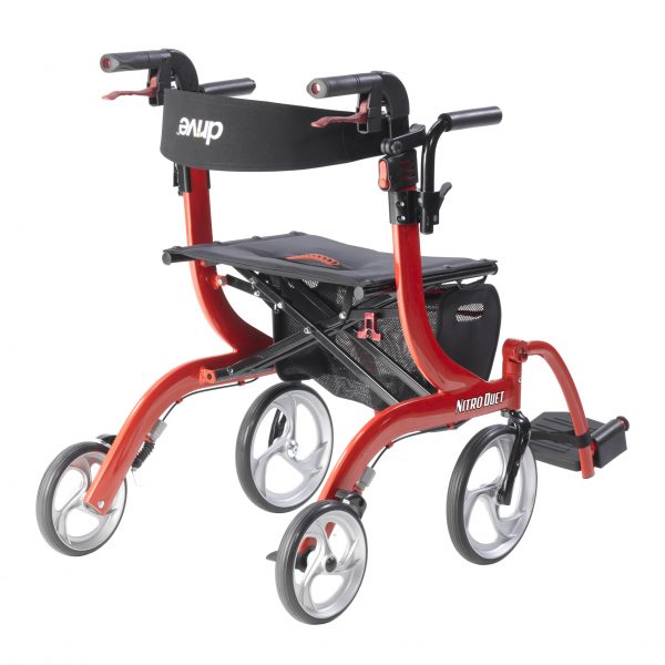 Drive Medical Nitro Duet Rollator and Transport Chair - Image 3