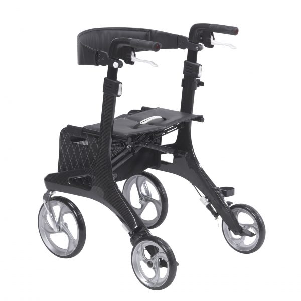 Drive Medical Nitro Elite CF Carbon Fiber Rollator Walker - Image 3