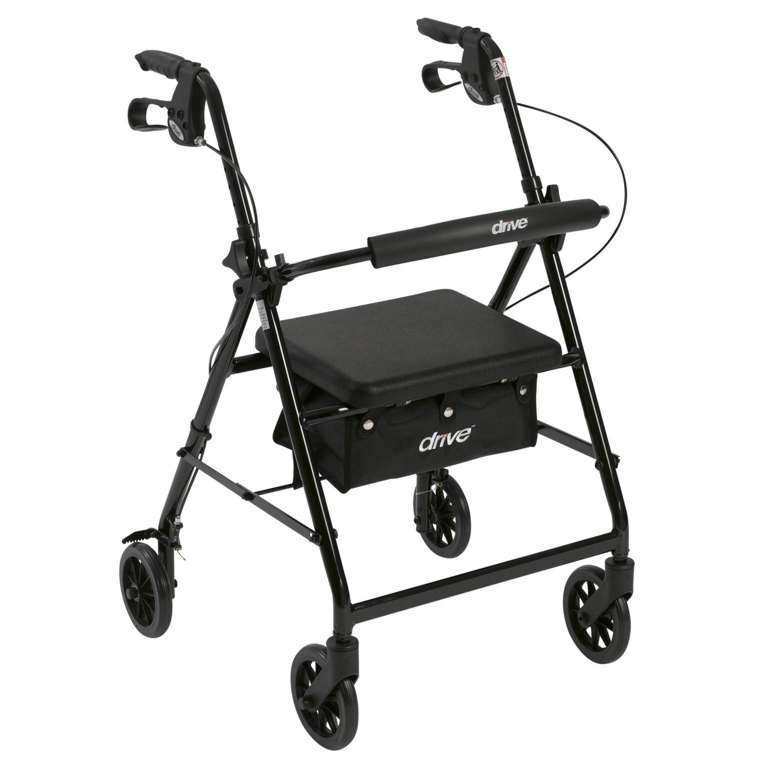 Drive Medical Rollator Rolling Walker with 6