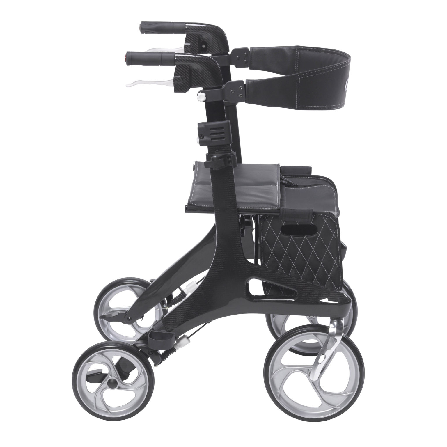 drive-medical-nitro-elite-cf-carbon-fiber-rollator-rolling-walker-black