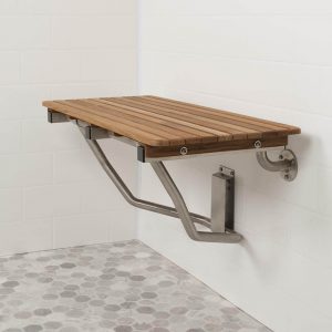 wall mounted shower seat