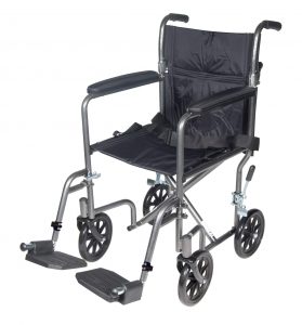 Drive Medical Lightweight Steel Transport Wheelchair-min