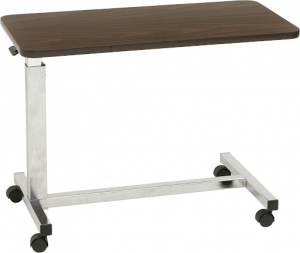 Drive Medical Low Height Overbed Table-min