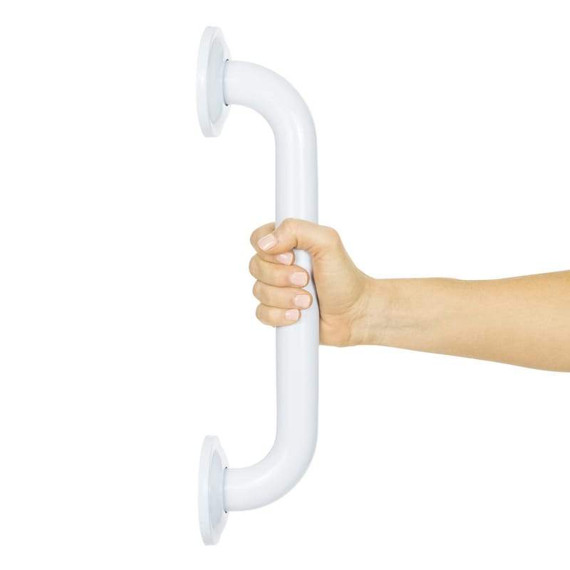 Vive Health White Finish Metal Grab Bar