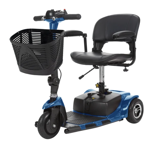 Vive Health 3 Wheel Mobility Scooter blue