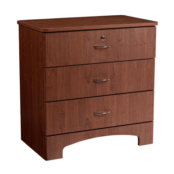 Drive Medical Oslo 3 Drawer Chest Figured Mahogany