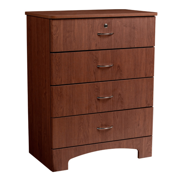 Drive Medical Oslo 4 Drawer Chest Figured Mahogany