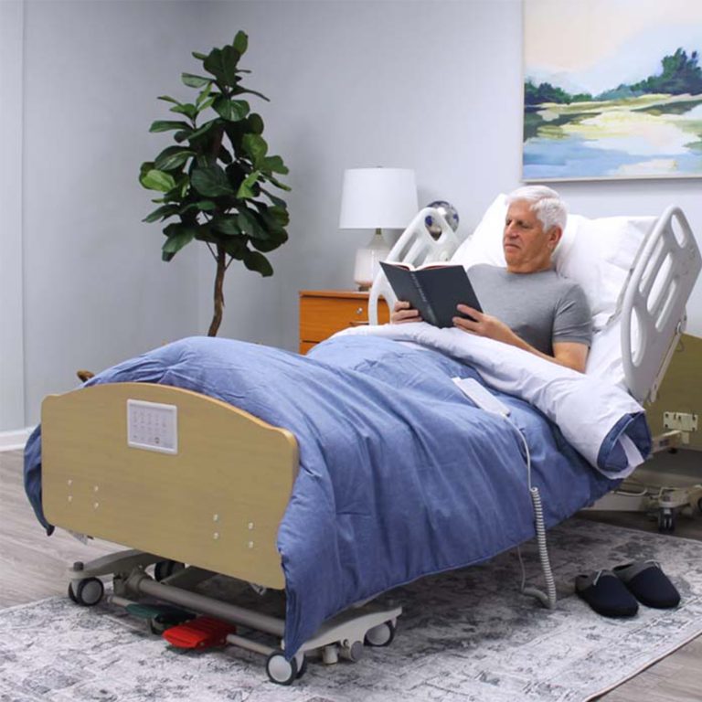 Lynacare™ HC107 Hi-Low Hospital Bed | HomeCare Hospital Beds