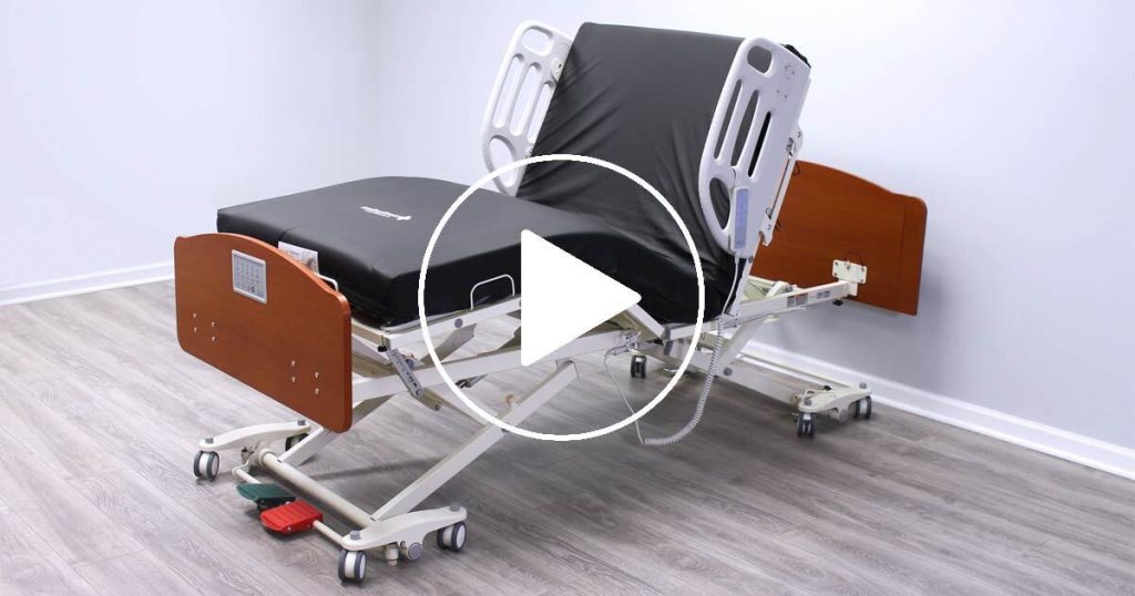 Lynacare™ HC107 Hi-Low Hospital Bed: Full Assembly