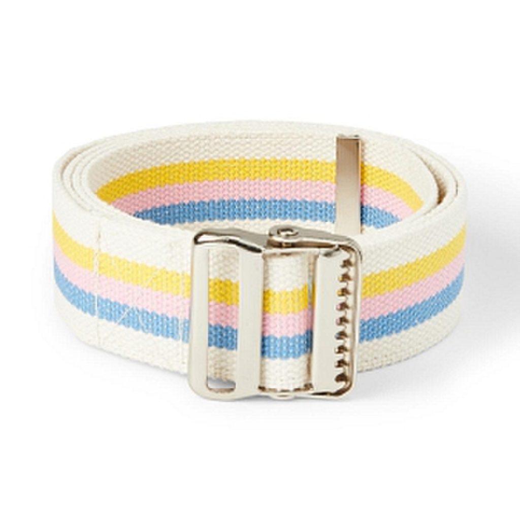 Pastel Stripe Washable Cotton Gait Belts