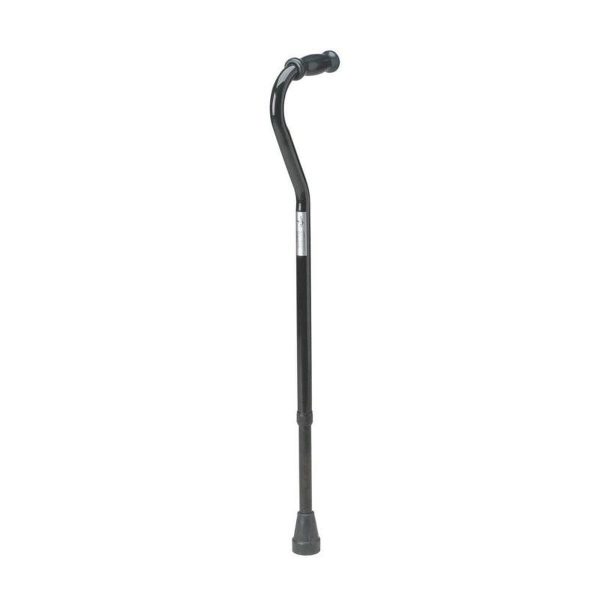 Offset Handle Bariatric Cane - Black